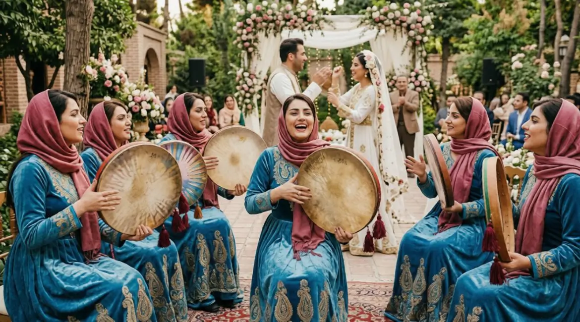 هزینه دف_ نوازی در مراسم عروسی